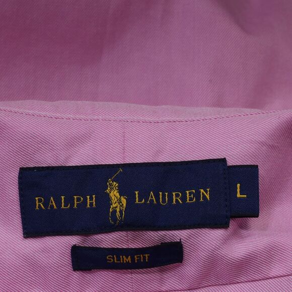 Ralph Lauren Logo-Embroidered Shirt in Pink Cotton - Picture 5 of 6